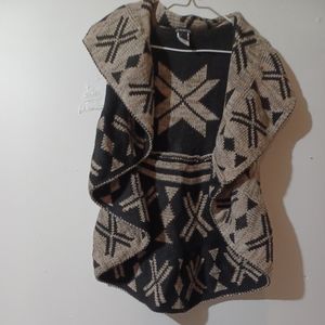new directions Womens Small Petite Sleeveless Sweater Cardigan NWT